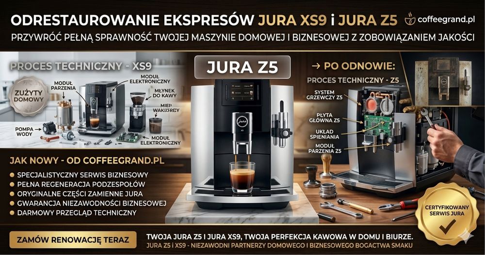 Premium serwis,sprzedaż i odrestaurowanie ekspresów JURA
