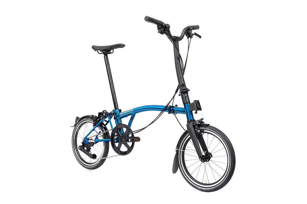 Rower składany Brompton P Line M4L Pacific Lacquer, Tytan, Carbon. Raty 0%.
