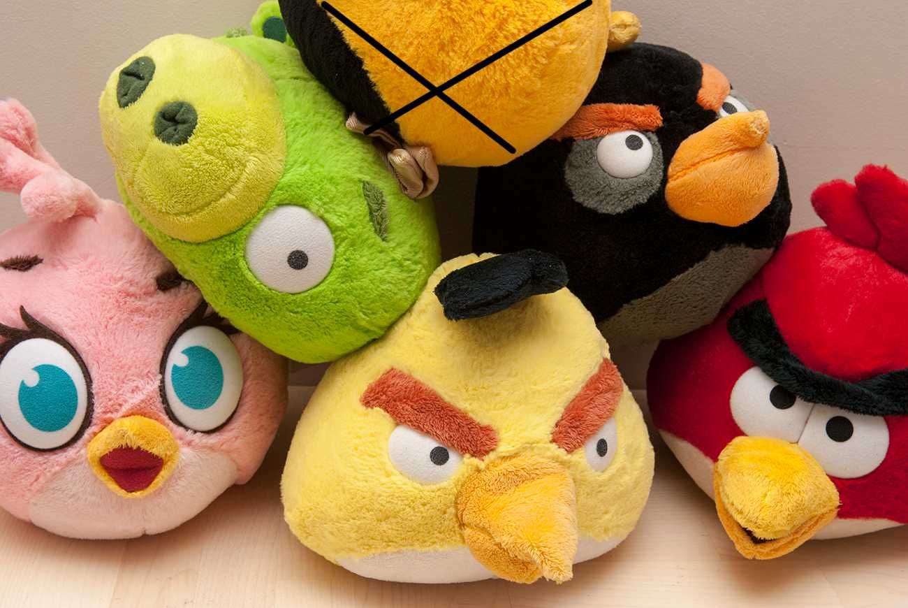 Angry Birds Maskotki pluszaki duże 5 szt. Warszawa Ochota • OLX.pl