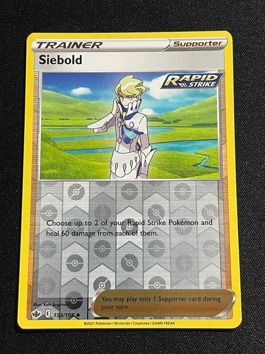 Carta Pokémon SieBold 153/198 Chilling Reign