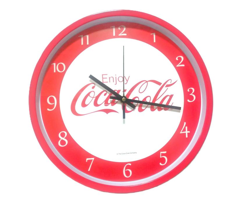 Relógio de parede Coca-cola, novo