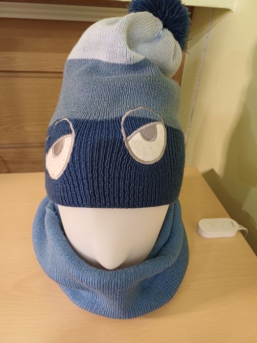 zestaw: czapka + komin, r. 48/50, 5.10.15, stan bdb