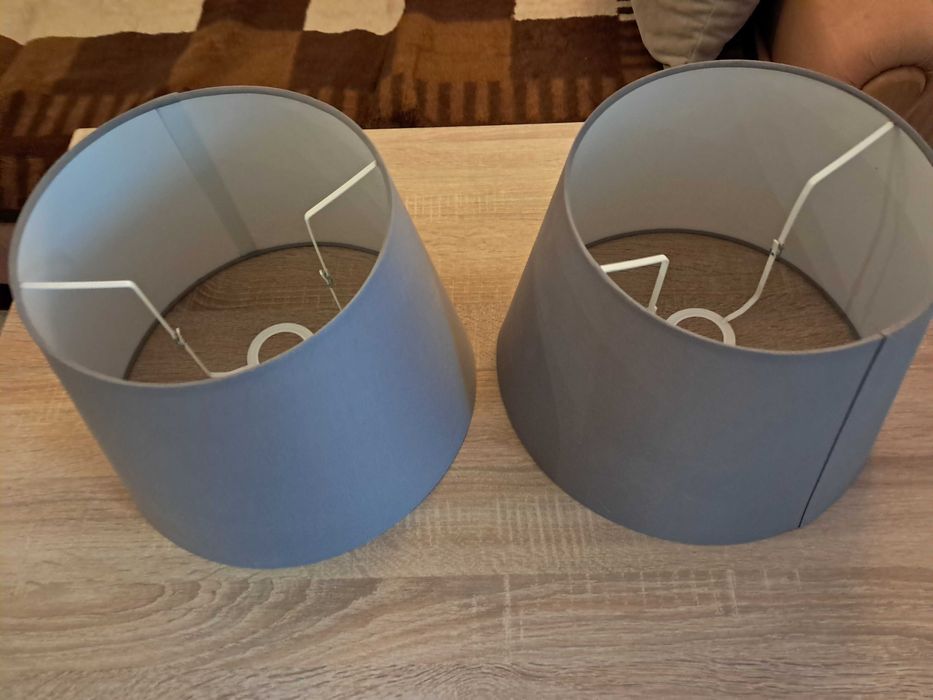 Abażur szary do lampy