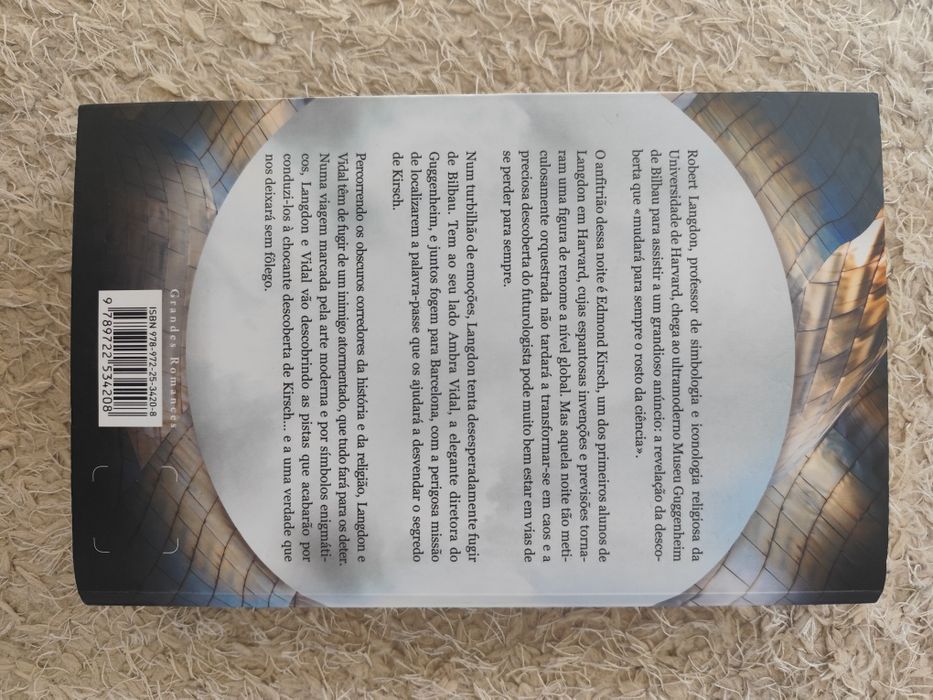 Livro Dan brown - A origem