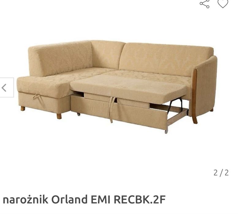 Narożnik  rogówka  kanapa orland