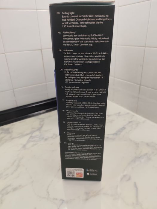 LED inteligente redondo da marca LSC Smart Connect