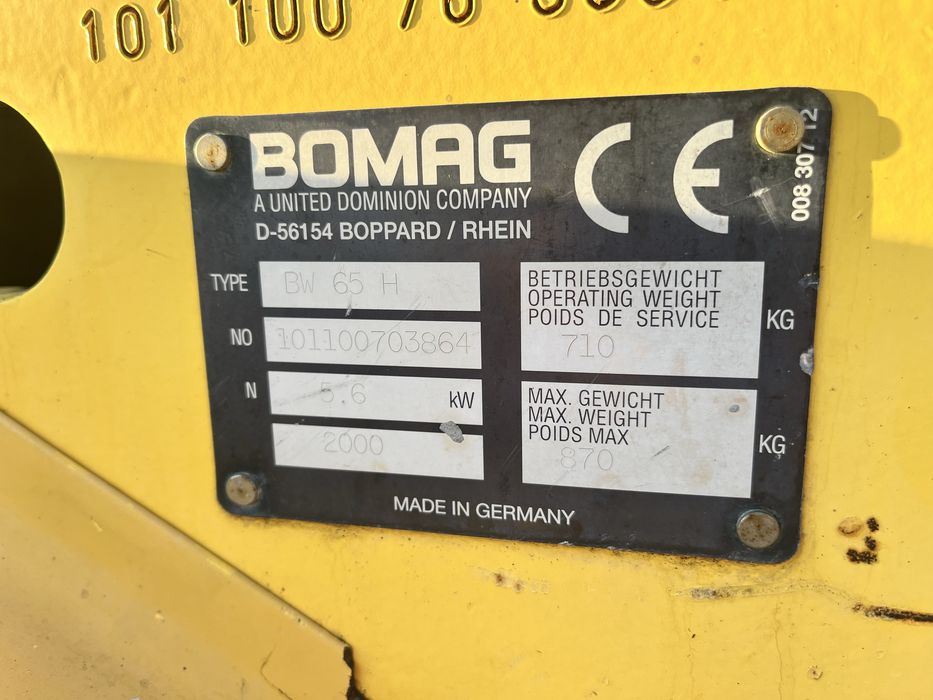 Walec Bomag BW65H