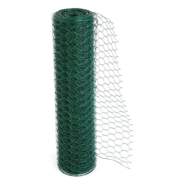 rolos rede pvc verde malha 600-10m-25mm suregreen