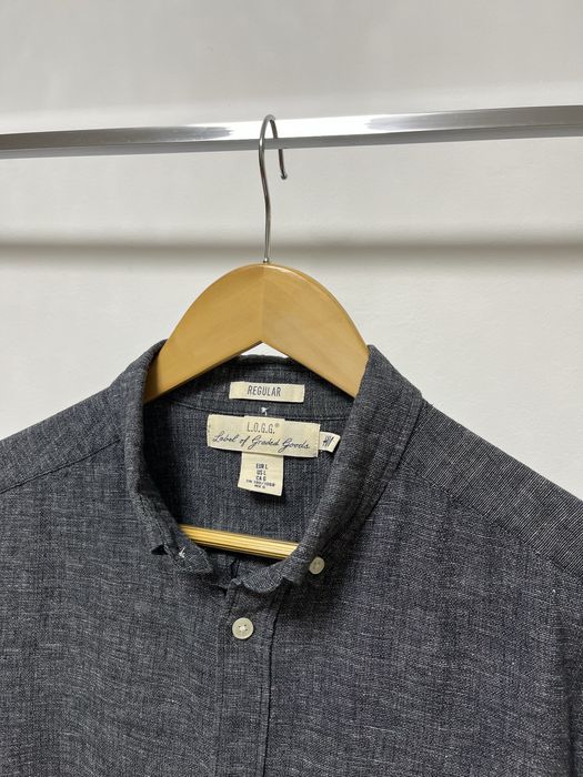 H&M regural fit рубашка мужская / Размер L