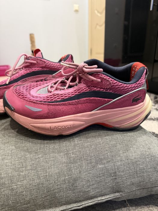 Кросівки lacoste рожеві оригінал