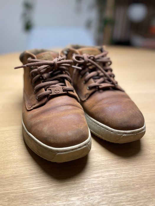 Ténis altos timberland em óptimas condições