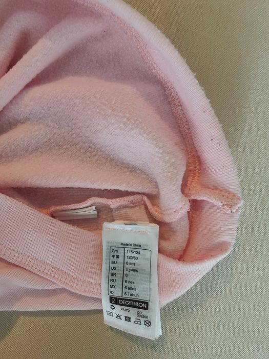 sweterek różowy, ocieplacz baletowy