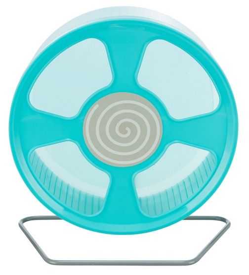 Cichy kołowrotek - bezpieczna zabawka dla chomików i myszy Trixie 20cm