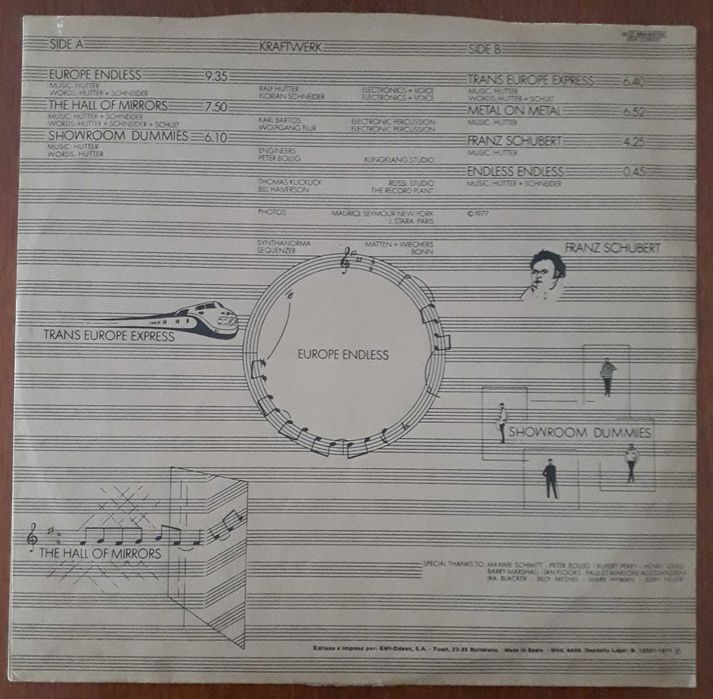 Kraftwerk disco de vinil
