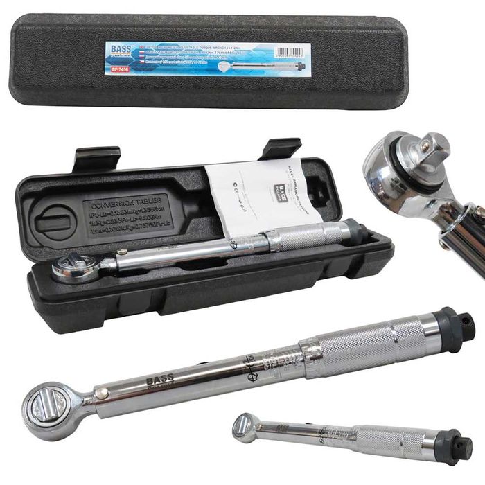 BASS POLSKA Klucz Dynamometryczny 3/8 Regulacja 14-112Nm BP7456