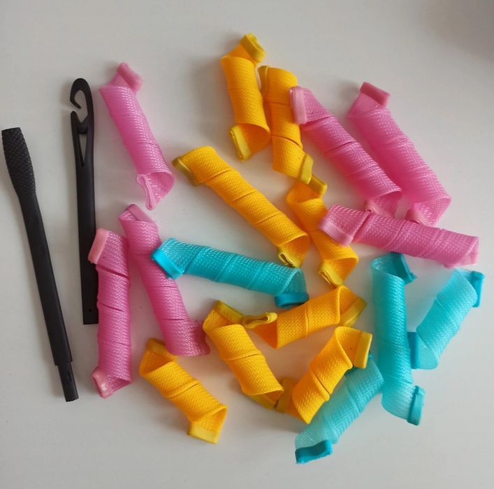 Wałki papiloty do włosów loków