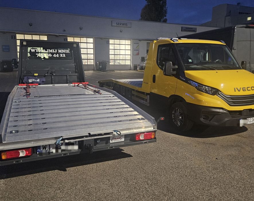 Autolaweta laweta wynajem wypożyczalnia lawet transport  holowanie bus