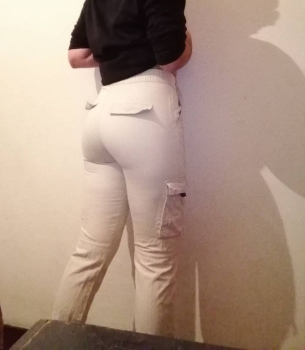 Calças de ganga estilo  jogger