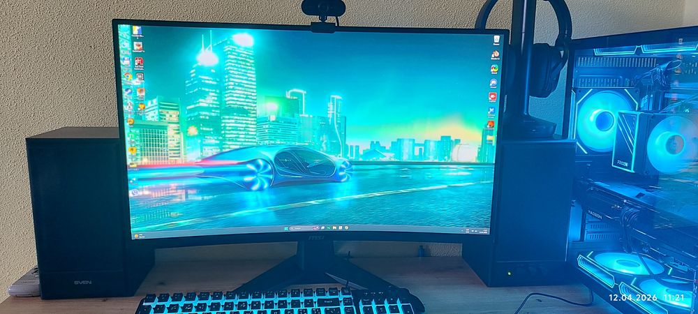 Манітор 27 2К гарантія 1.5 роки MSI MAG 27CQ6F