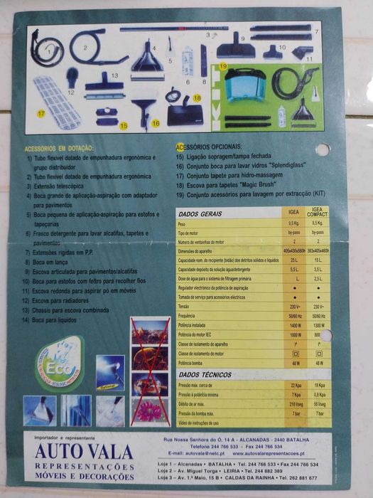 Máquina de limpeza multifunções