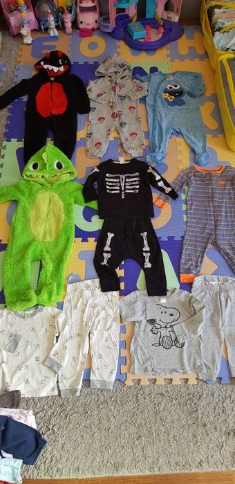 Strój na Halloween smok diabeł kościotrup snoopy piżama elmo śpiochy 7