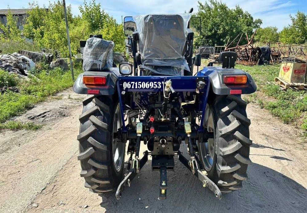 Мінітрактор ДТЗ 244 Повний привід Реверс Шини: 7,5х16/11,2-28 Доставка