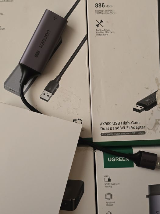 UGREEN USB-A to RJ45 2.5G Ethernet Adapter — мережевий адаптер 2.5 Гбіт/с