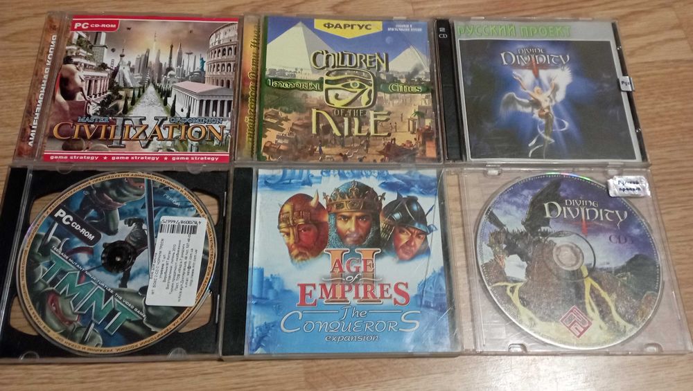 PC cd-rom Игры компьютерные (Смотреть и другие окна)