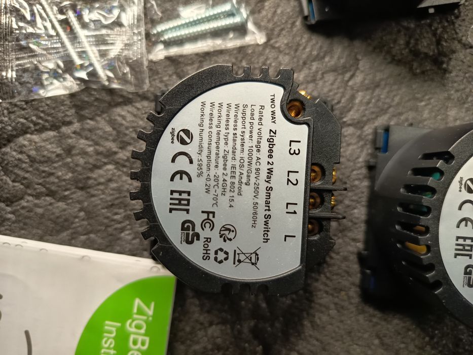 3× ZigBee Smart Switch 2-way – moduły dopuszkowe NOWE