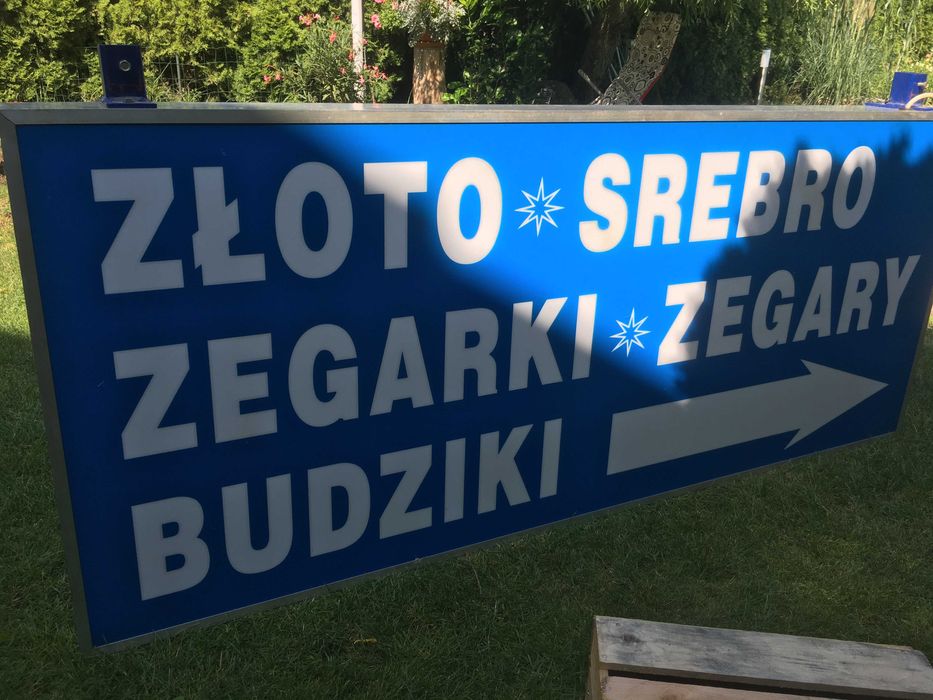 Reklama świetlna wisząca