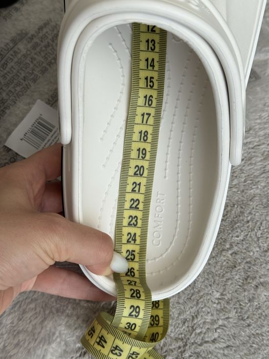 Сабо Crocs M8 W10 білі 26,0 см шльопанці крокси М7