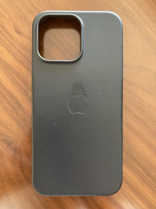 Apple Capa Pele iPhone 14 Pro Max Magsafe Preta