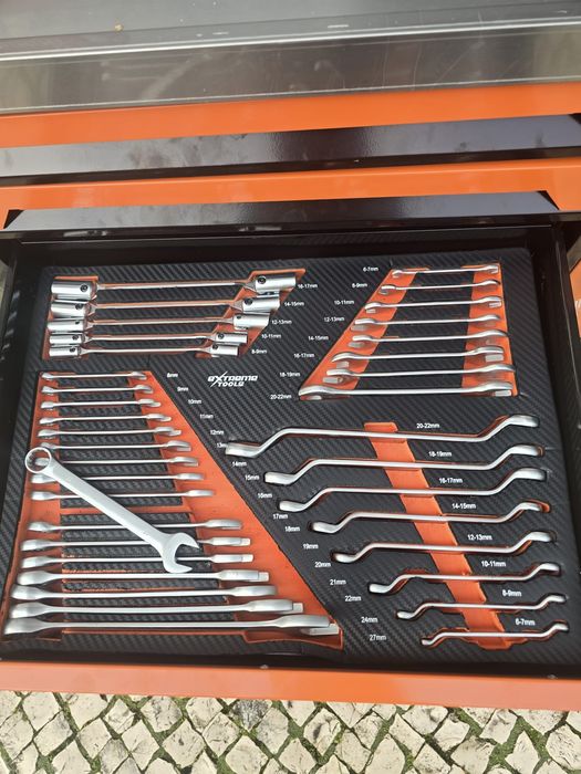 Carrinho de ferramenta 7 gavetas completas novo