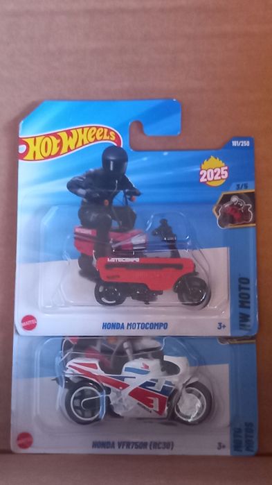 Conjunto 2 honda's  hot wheels
