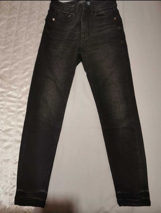 Calças ganga preto/cinza