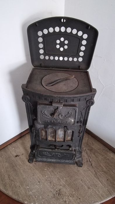 Salamandra de ferro fundindo