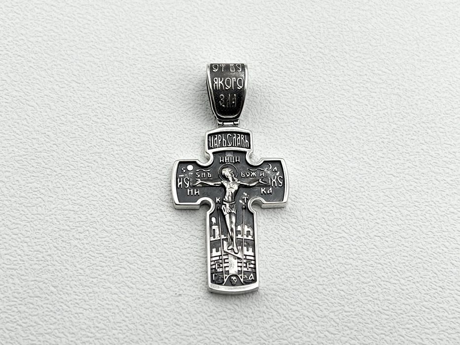 Срібний хрестик 22 грама (арт. 17)