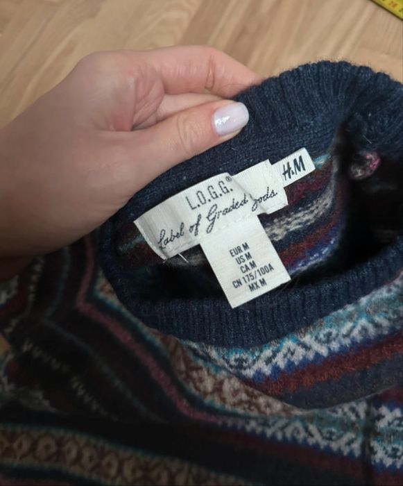 Ciepły sweter z wełny H&M