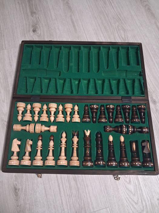 Szachy drewniane 54x54