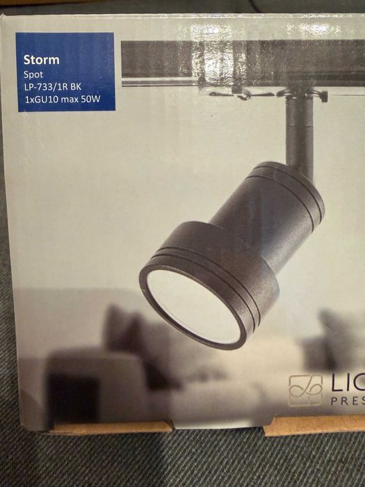 NOWE Szyna sufitowa 1.5m + 4 reflektory LIGHT PRESTIGE