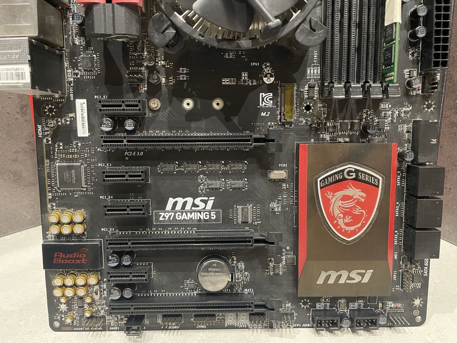 Материнська плата MSI Z97 GAMING 5/Intel Celeron G1840/8GB DDR3! ART58
