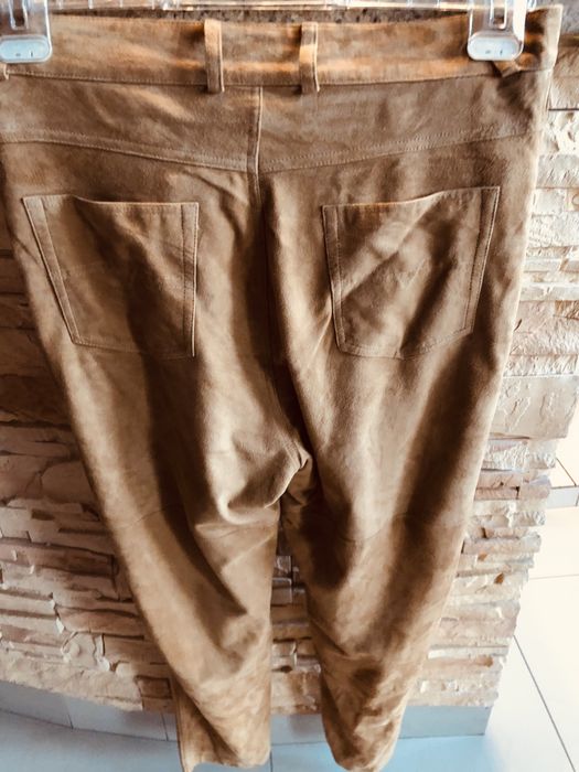 JOY spodnie skórzane