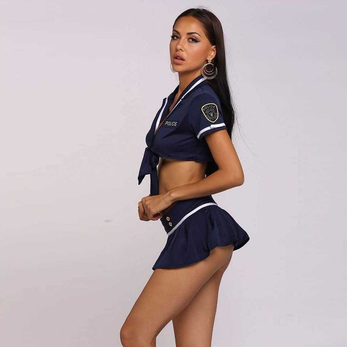 Сексуальное нижнее белье,костюм Полицейская, комплект,еротична білизна