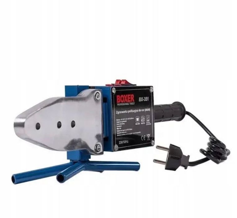 Паяльник для пластикових труб Boxer BX-351[2820 Вт/0-300 °C/7 насадок]