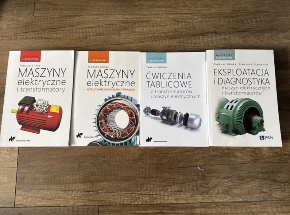 Zestaw 4 książek: Maszyny elektryczne
