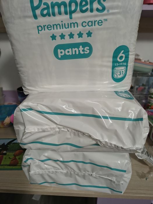 Pampers premium care pants 6 ( 93 sztuk)
