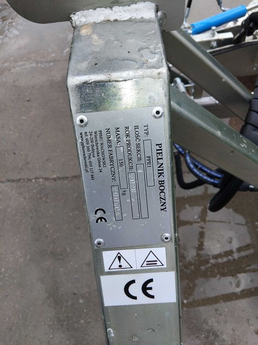 Pielnik boczny PPE1 sterowany automatycznie Wachowski