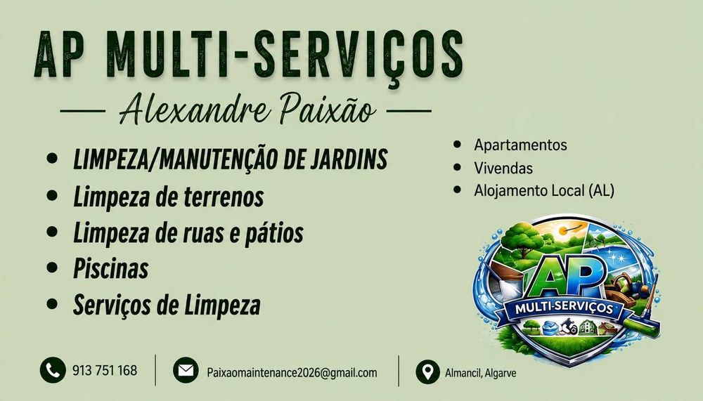 serviços de jardinagem,manutenções,limpezas