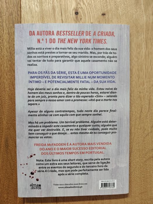 Livro O Casamento da Criada – Freida McFadden