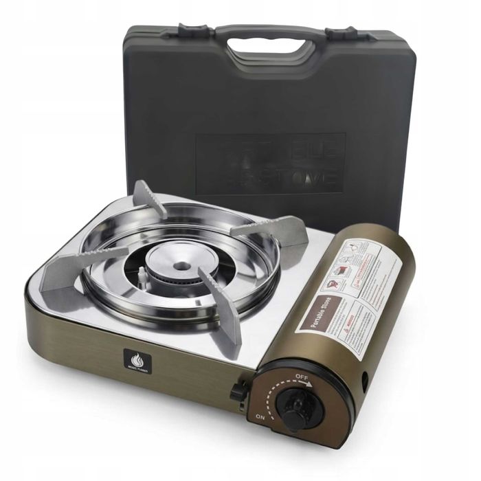 Kuchenka Turystyczna Mocna 2600w Z Reduktorem Biwak Plener Camping Tir